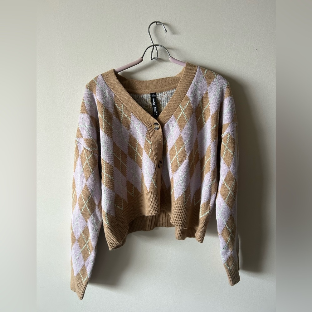 Pastel Cropped Cardigan